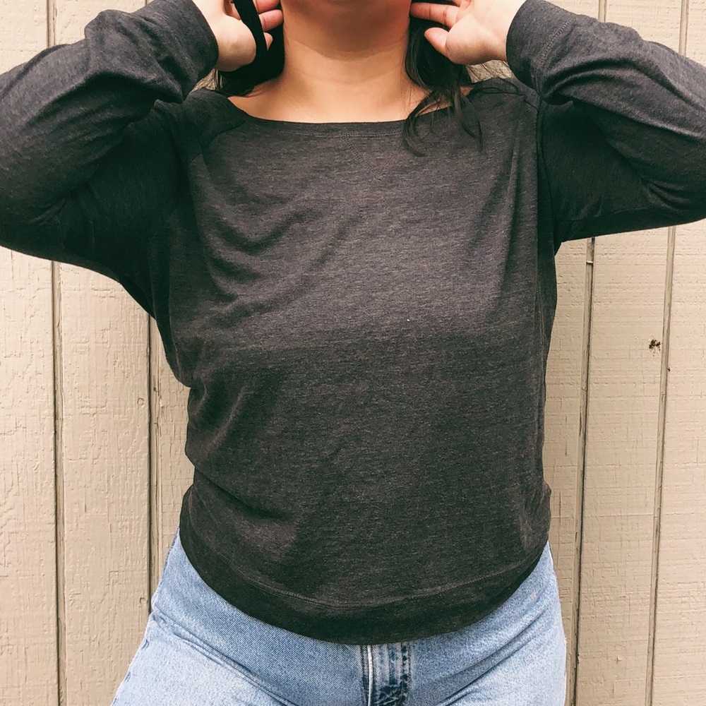 Gray basic Long sleeve - Picture 2 of 3